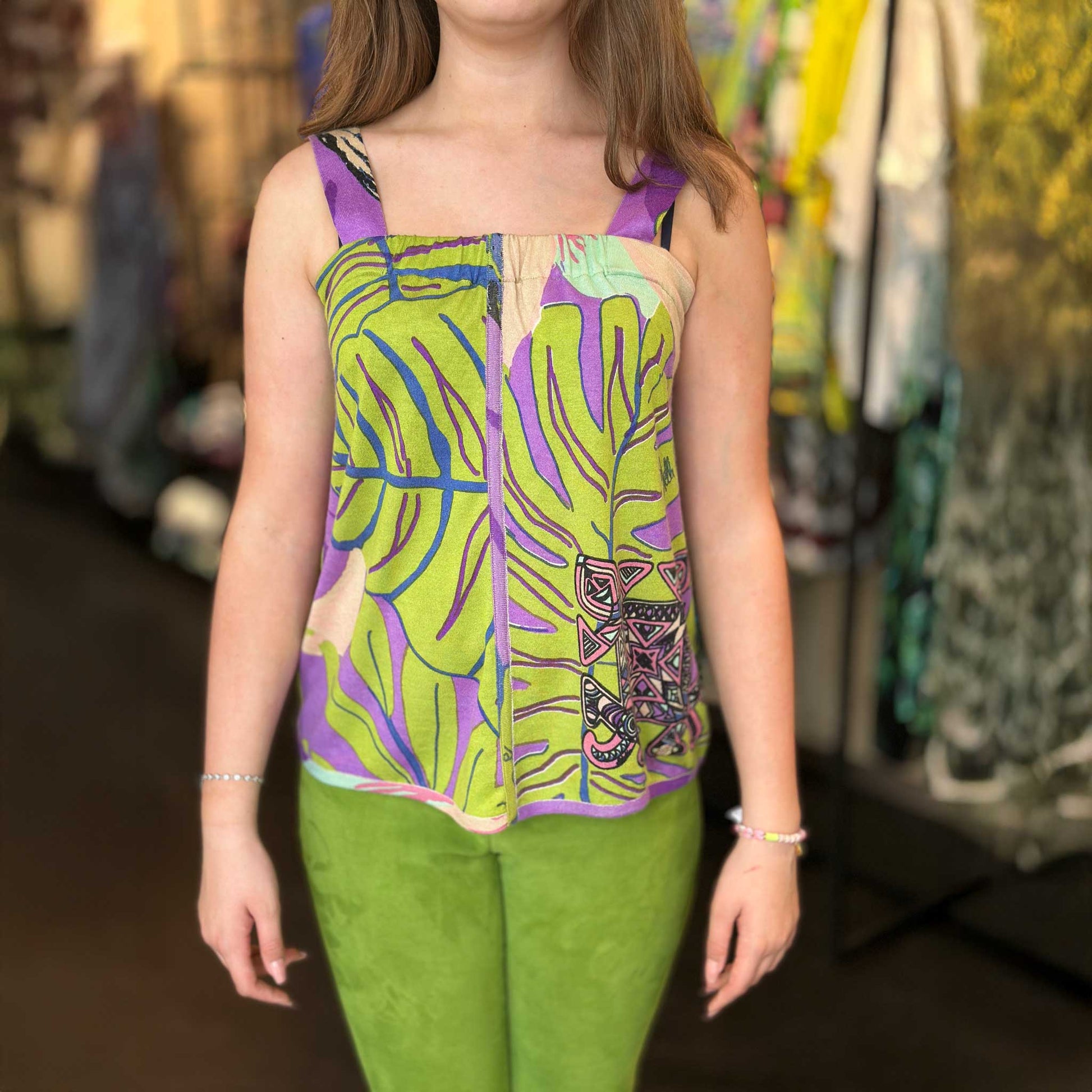 TIGER POND Feinstrick Kaschmir/Seiden-Top UNIKAT