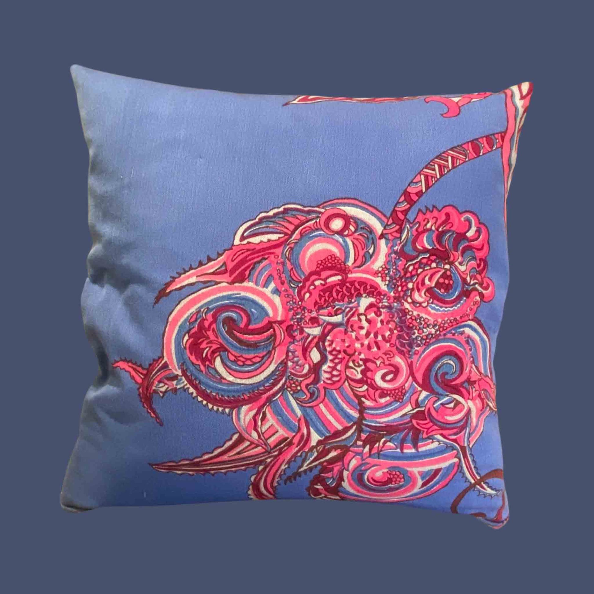 SOUL FLOWERS Deco Kissen, aus Wolle & Seide handgefertigt, Unikate