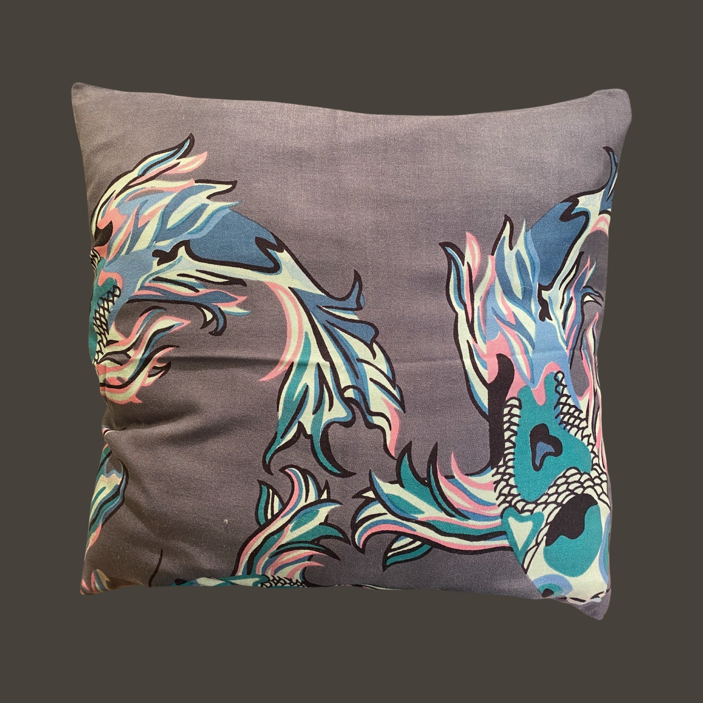 KOIS Deco Kissen, aus Wolle & Seide Handgefertigt, Unikate