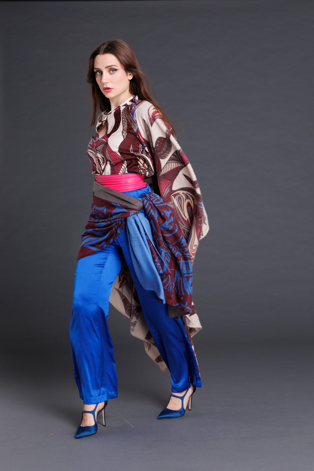 LAST SAMURAI Schal Kaschmir, doubleface, 200 x 100, limited edition #2