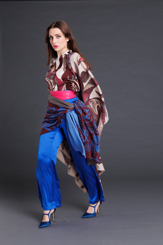 LAST SAMURAI Schal Kaschmir, doubleface, 200 x 100, limited edition #2