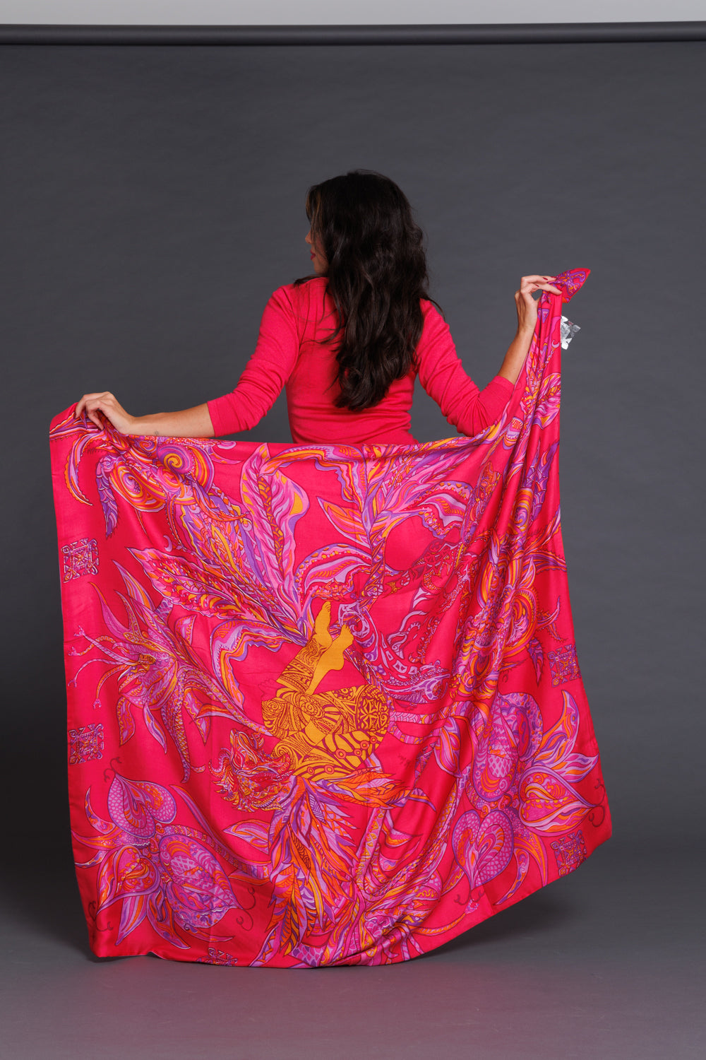 “BONDED IN GARDEN EDEN” 100% AAA Kaschmir Himbeere