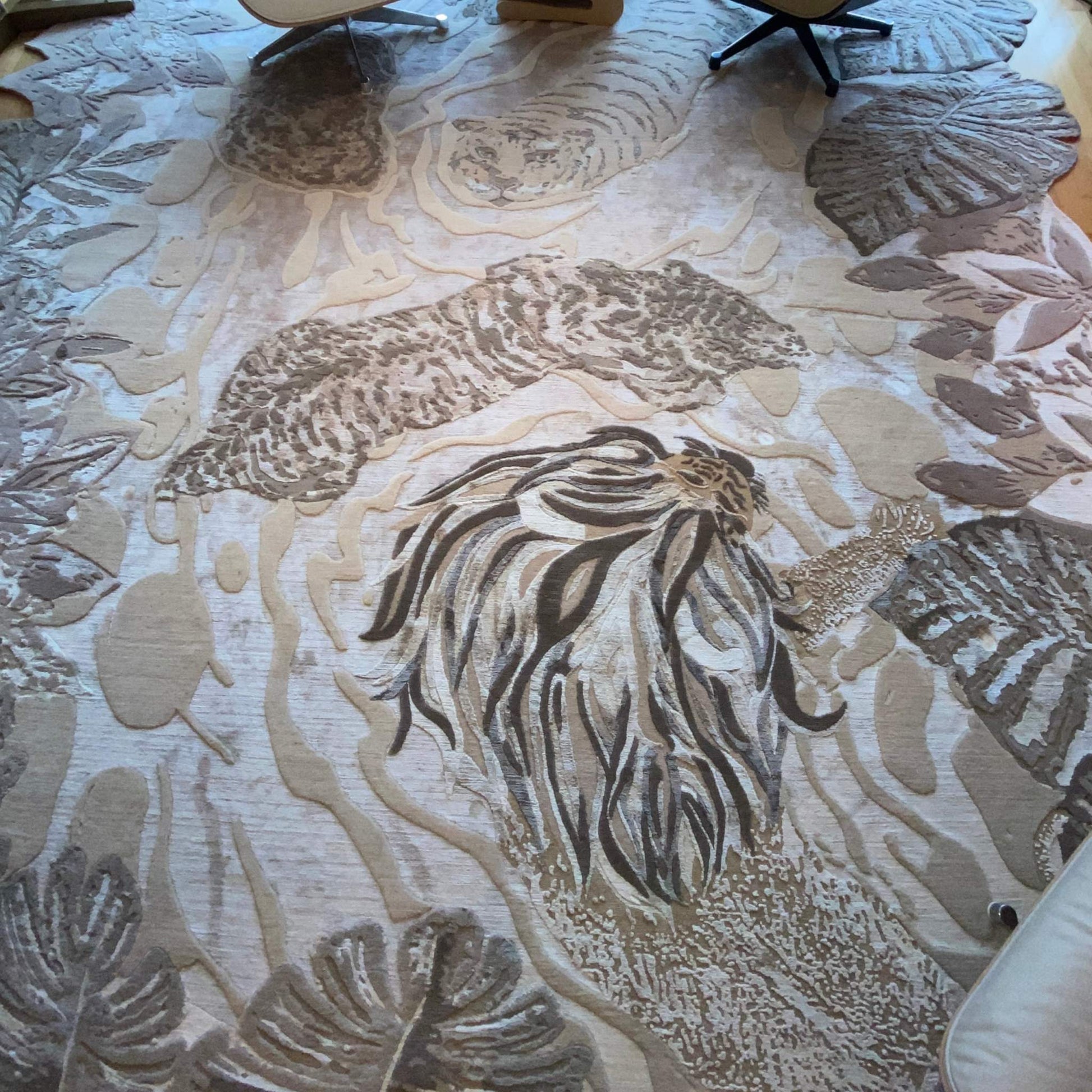 Teppich LOVE POND - United in diversity, 2 x 3m - Unikat Designer Rug