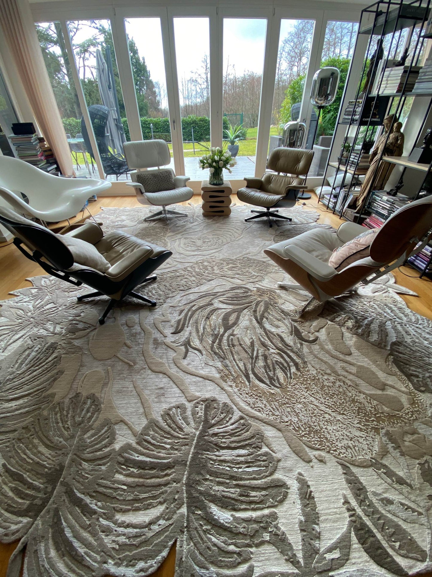 Teppich LOVE POND - United in diversity, 2 x 3m - Unikat Designer Rug