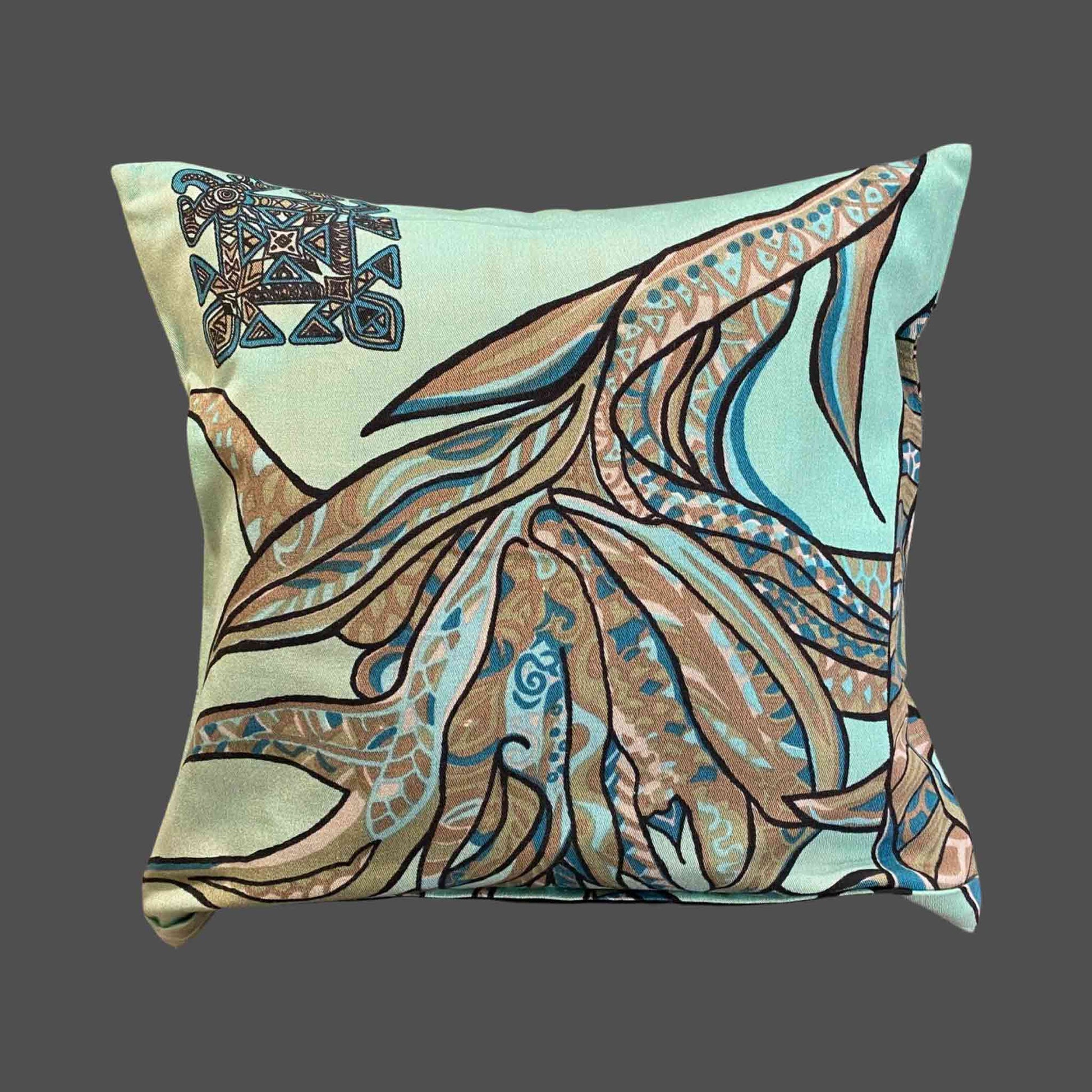 SOUL FLOWERS Deco Kissen, aus Wolle & Seide handgefertigt, Unikate