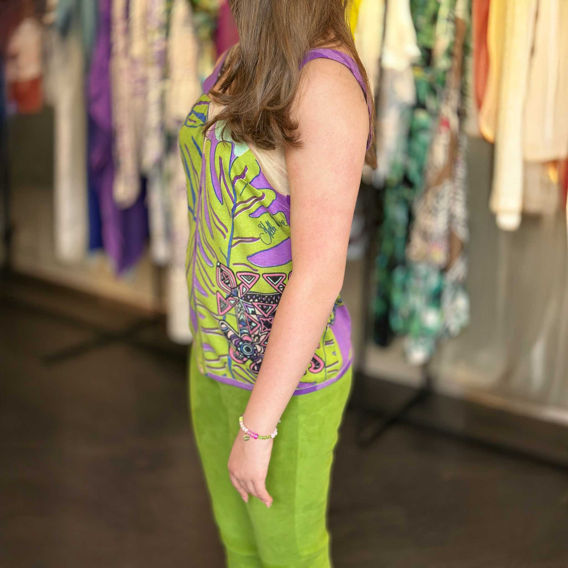 TIGER POND Feinstrick Kaschmir/Seiden-Top UNIKAT