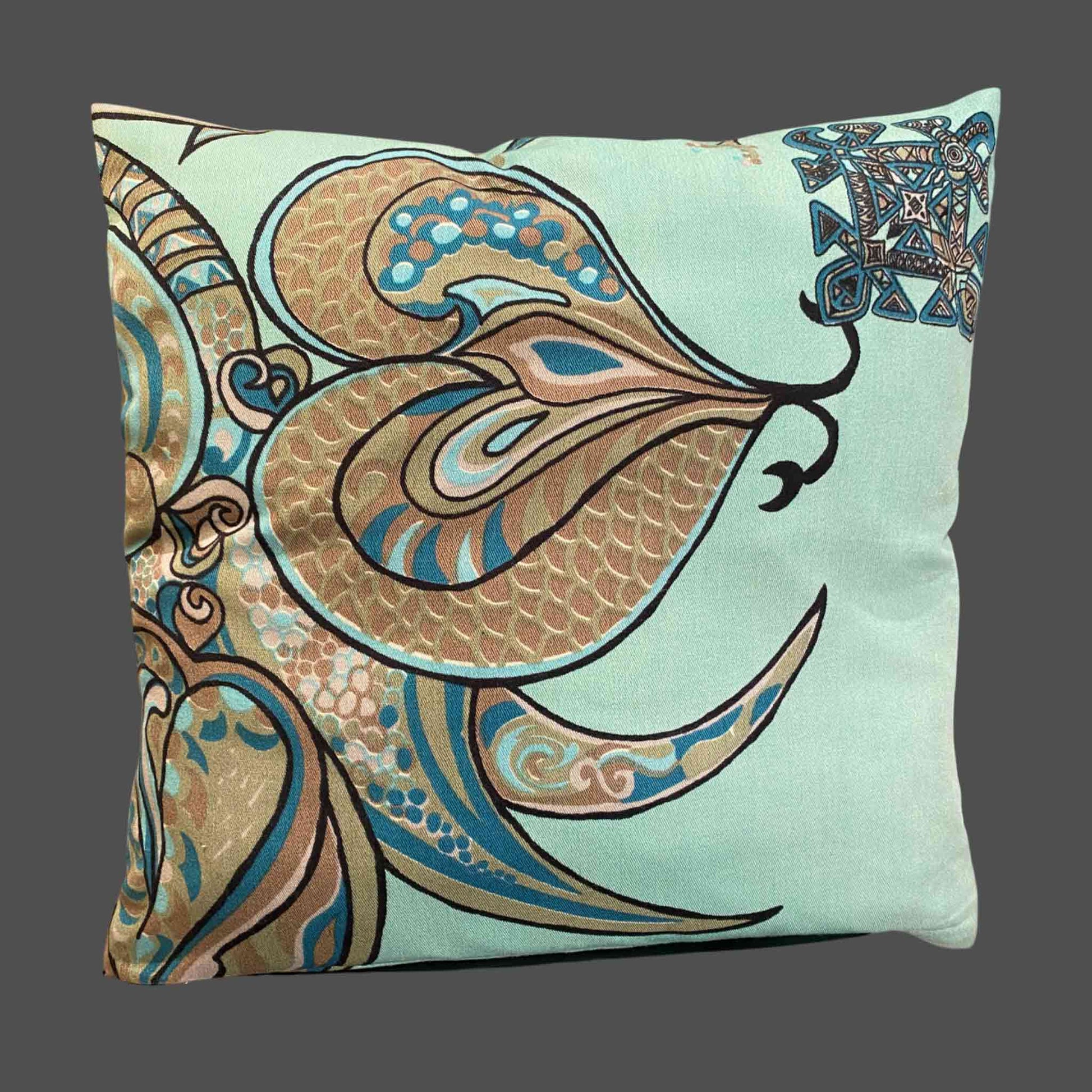 SOUL FLOWERS Deco Kissen, aus Wolle & Seide handgefertigt, Unikate