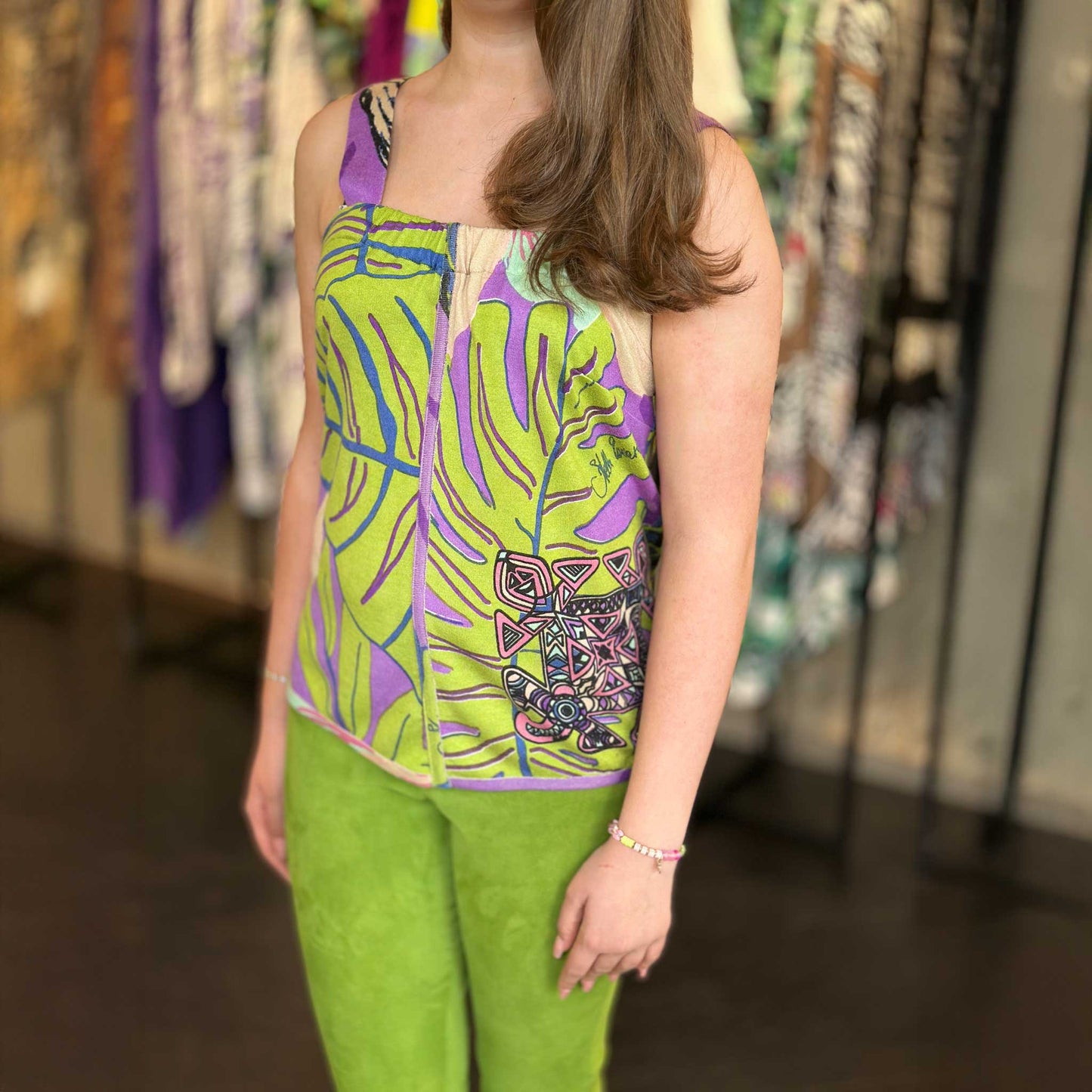 TIGER POND Feinstrick Kaschmir/Seiden-Top UNIKAT