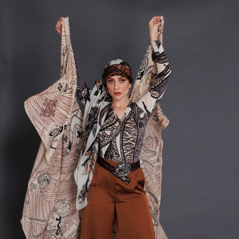 “BONDED IN GARDEN EDEN” - 100% AAA cashmere