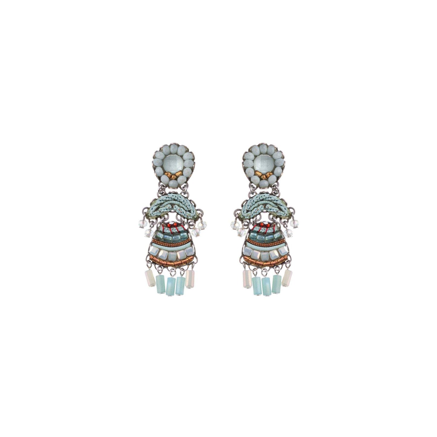 KIRAN, Mint Flavor Ohrring-Set, hellblau & mint, handmade by AYALA BAR