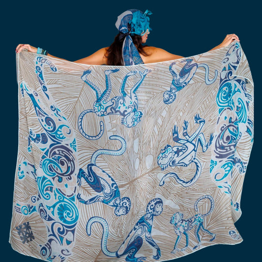 Cashmere XL scarf “JUNGLE” Limited Edition