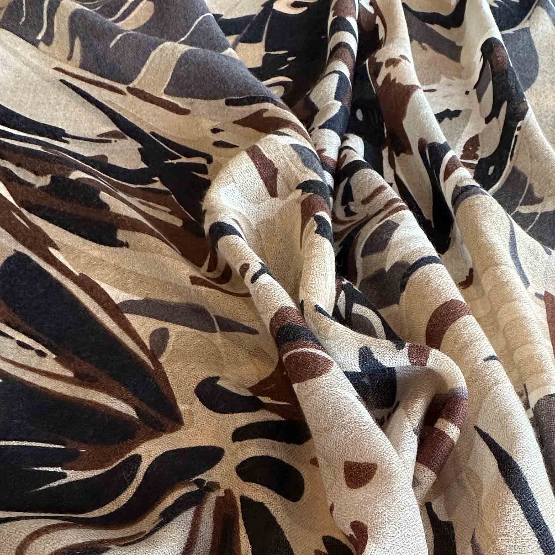 METHAMORPHOSE Kaschmir Carre Tuch, Beige, Braun, Blau, Anthrazit, Schwarz. Limitiert 3