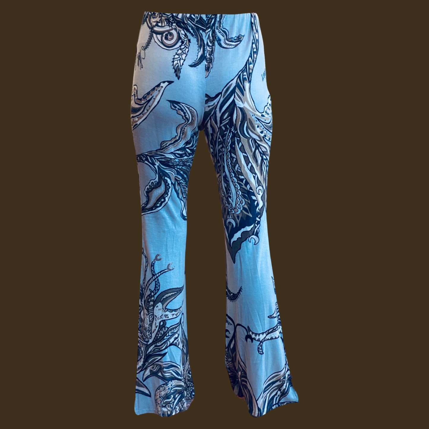 Hose SOUL LEAVES Feinstrick Kaschmir mit Schlag, greige, Limited 5 St.