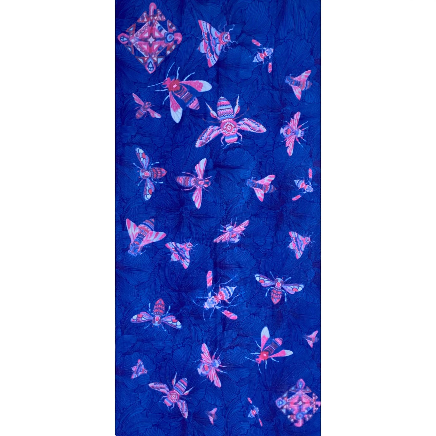 Leichter Sommerschal aus 100% Kaschmir. Sonderedition zum Jahr der Bienen “Safe the 🐝 “