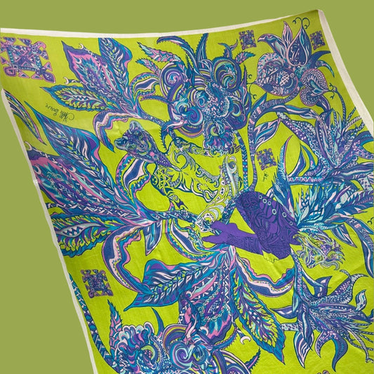 “BONDED IN GARDEN EDEN “- LIMITED EDITION #2 of 2 pieces - cashmere & silk, double face