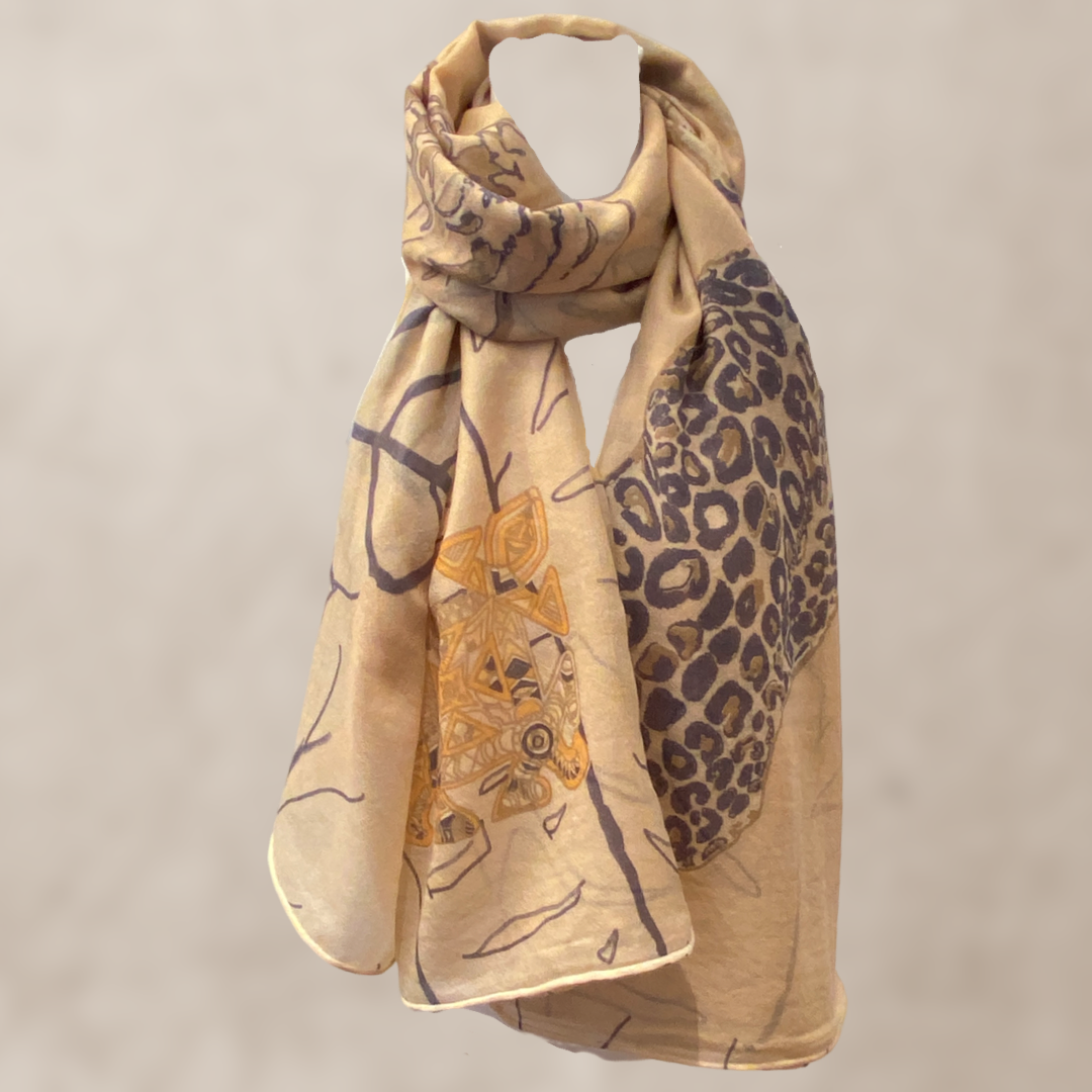 TIGER POND - United in diversity - XL Kaschmir Schal -  Limited Edition