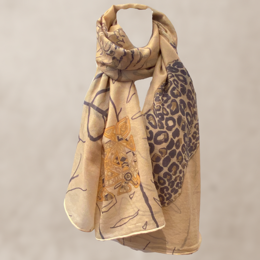 TIGER POND - United in diversity - XL cashmere scarf - Limited Edition