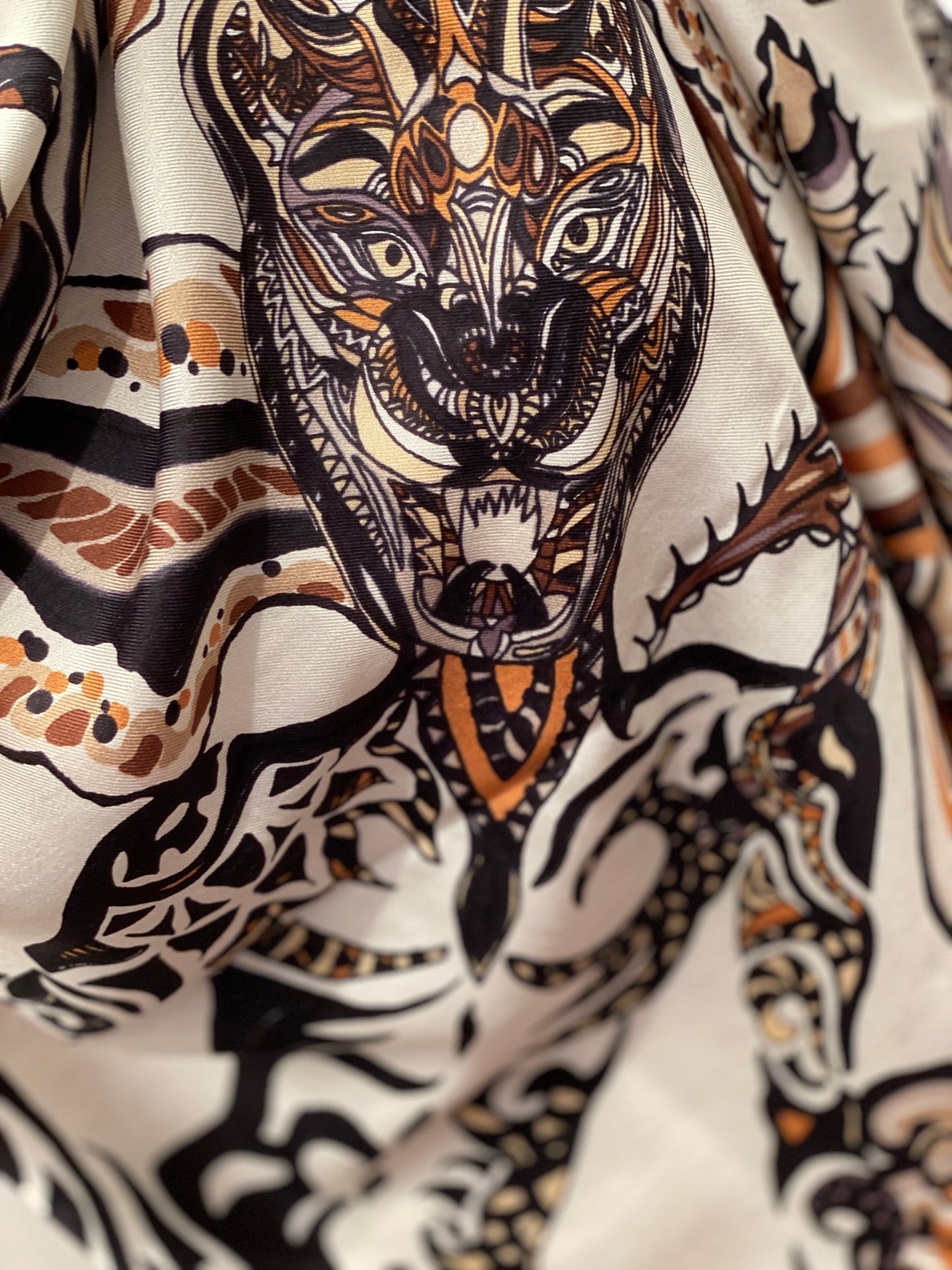 “BONDED IN GARDEN EDEN “ - LIMITED EDITION #3 von 3 Stück -  Kaschmir & Seide, Doubleface