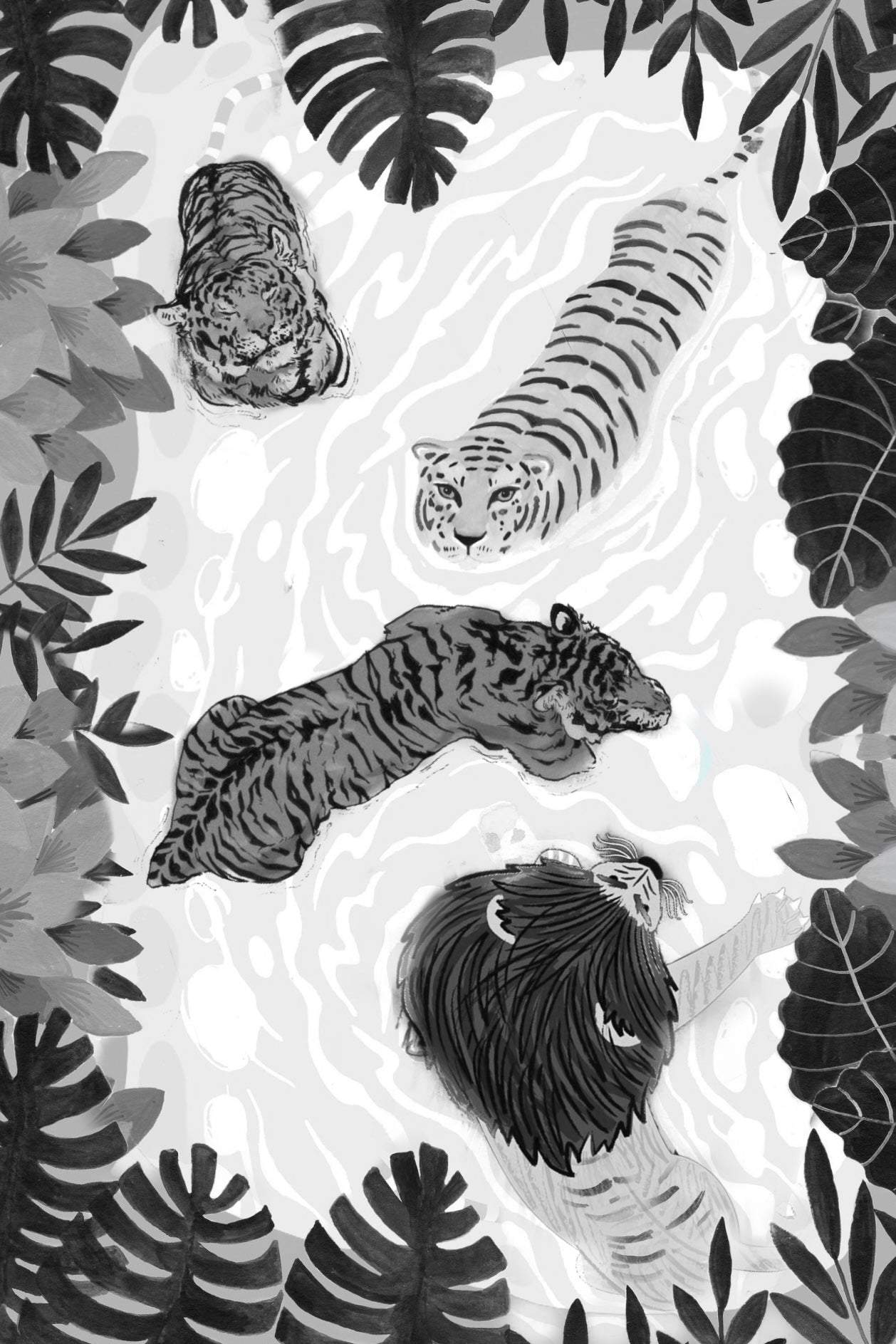 Teppich LOVE POND - United in diversity, 2 x 3m - Unikat Designer Rug