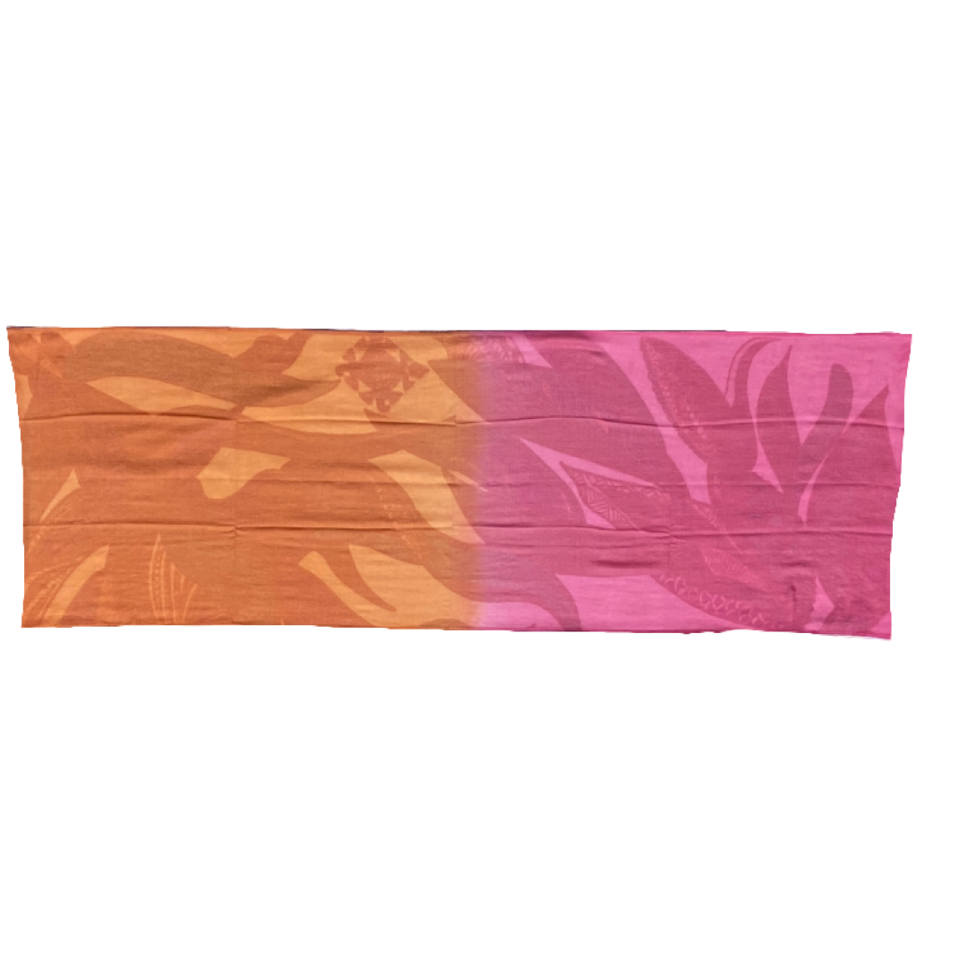 “SOUL LEAVES” doubleface cashmere scarf made of 100% light baby cashmere - limited to 5 pieces