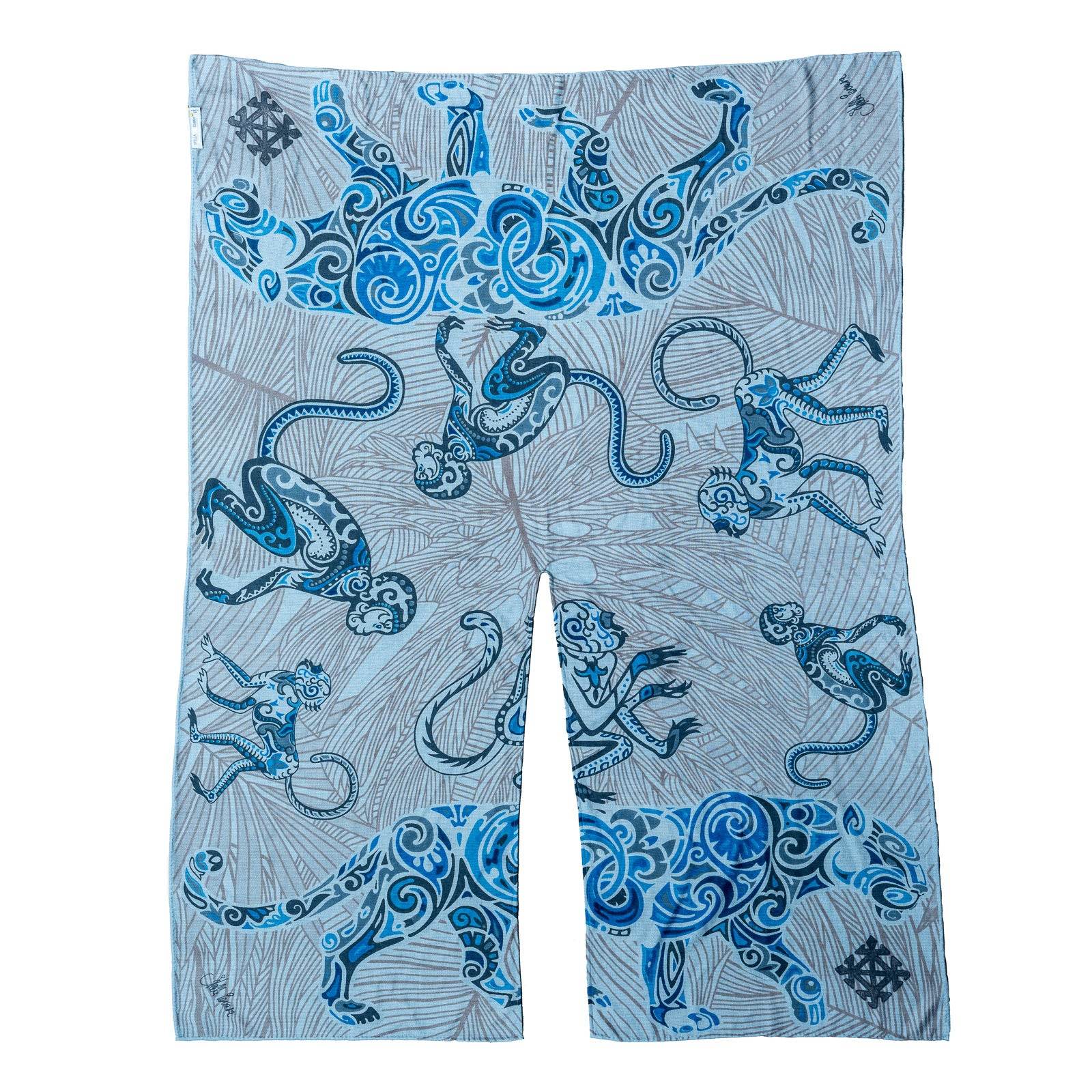 Kaschmir Cape, Collection JUNGLE LOVE, 2 D Ansicht