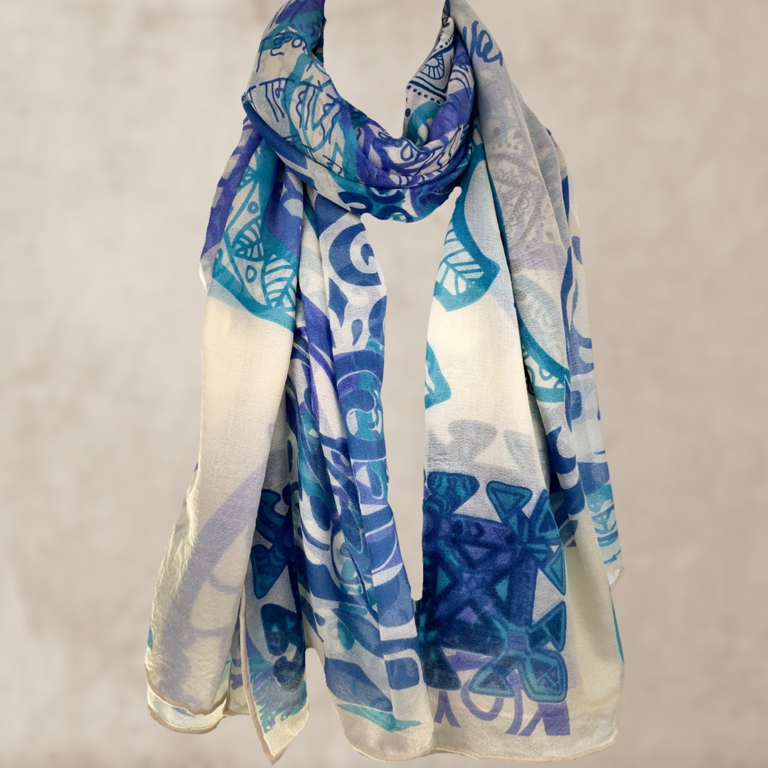 YOGA LOVE - leichter Schal aus hochwertigstem reinem Kaschmir. Limitiert