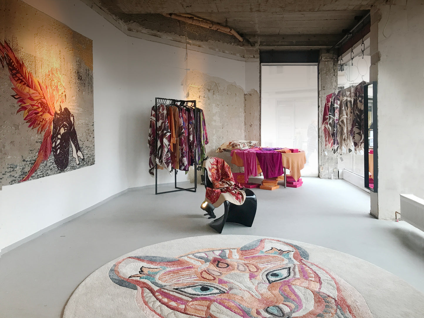 COUGAR - Unique Designer Rug 260 cm - carpet hand-knotted knotting time about 270 days