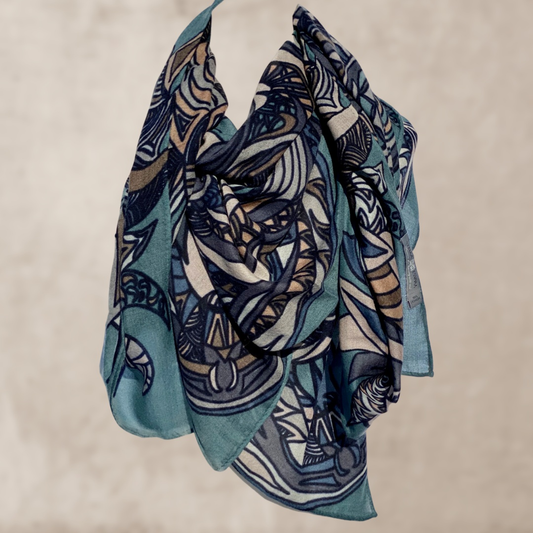 WILD LIFE Kaschmir Tuch, AAA Qualität, Tourmaline, Limitiert auf 5 St.