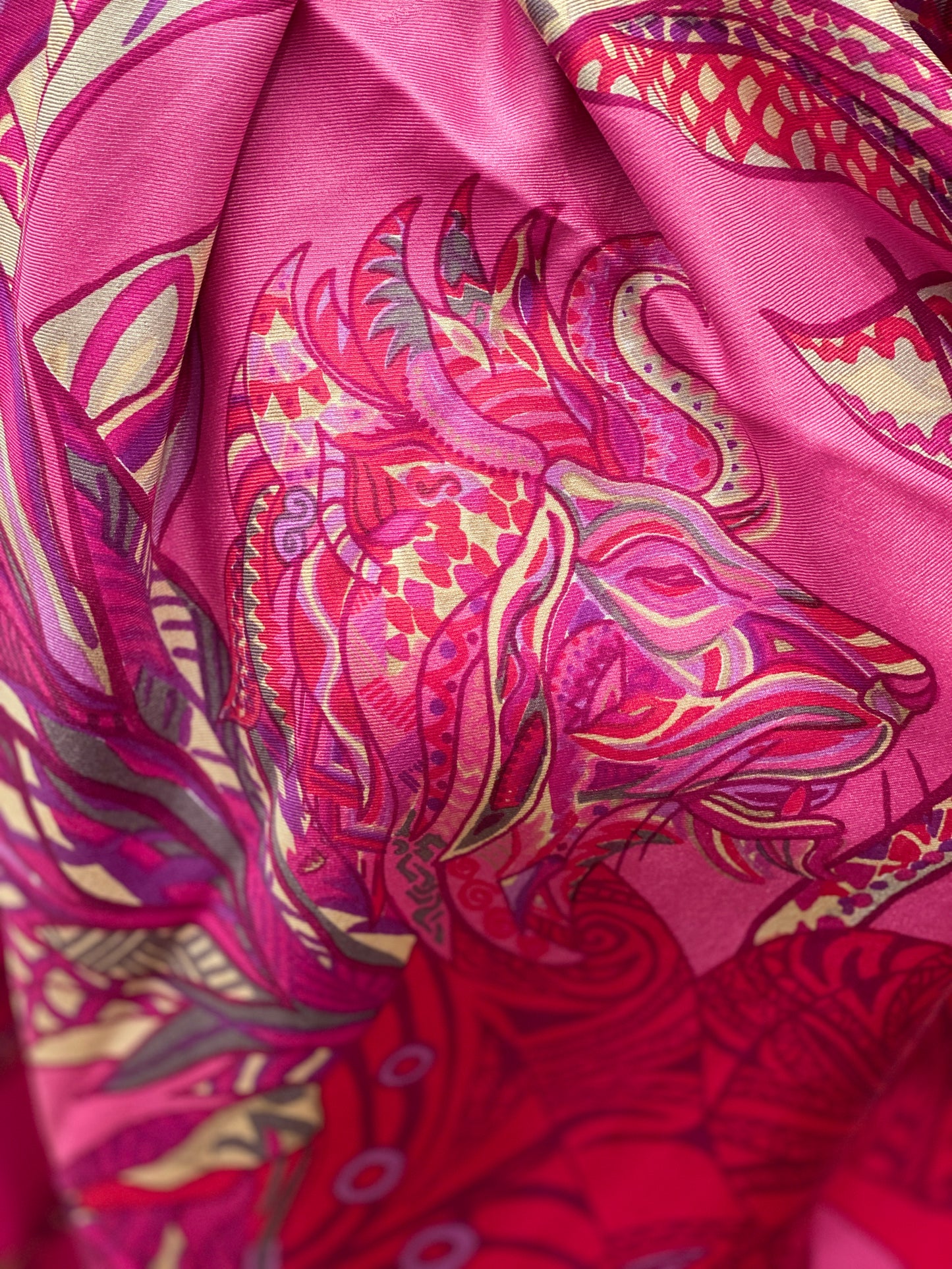 “BONDED IN GARDEN EDEN “- LIMITED EDITION #2 Stück -  Kaschmir & Seide, Doubleface Pink Tones