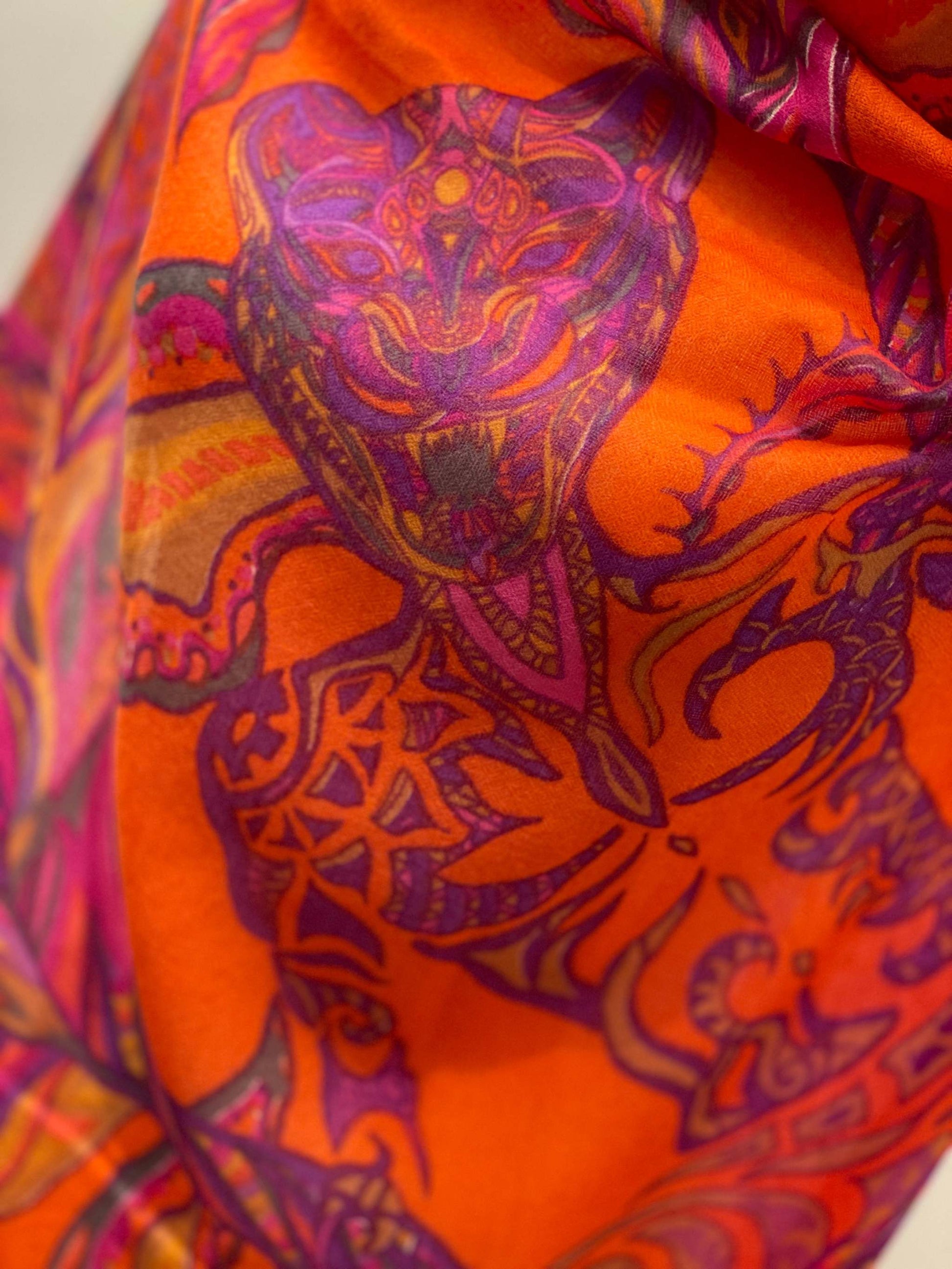 Tuch BONDED IN GARDEN EDEN Doubleface Kaschmir & Seide LIMITED EDITION