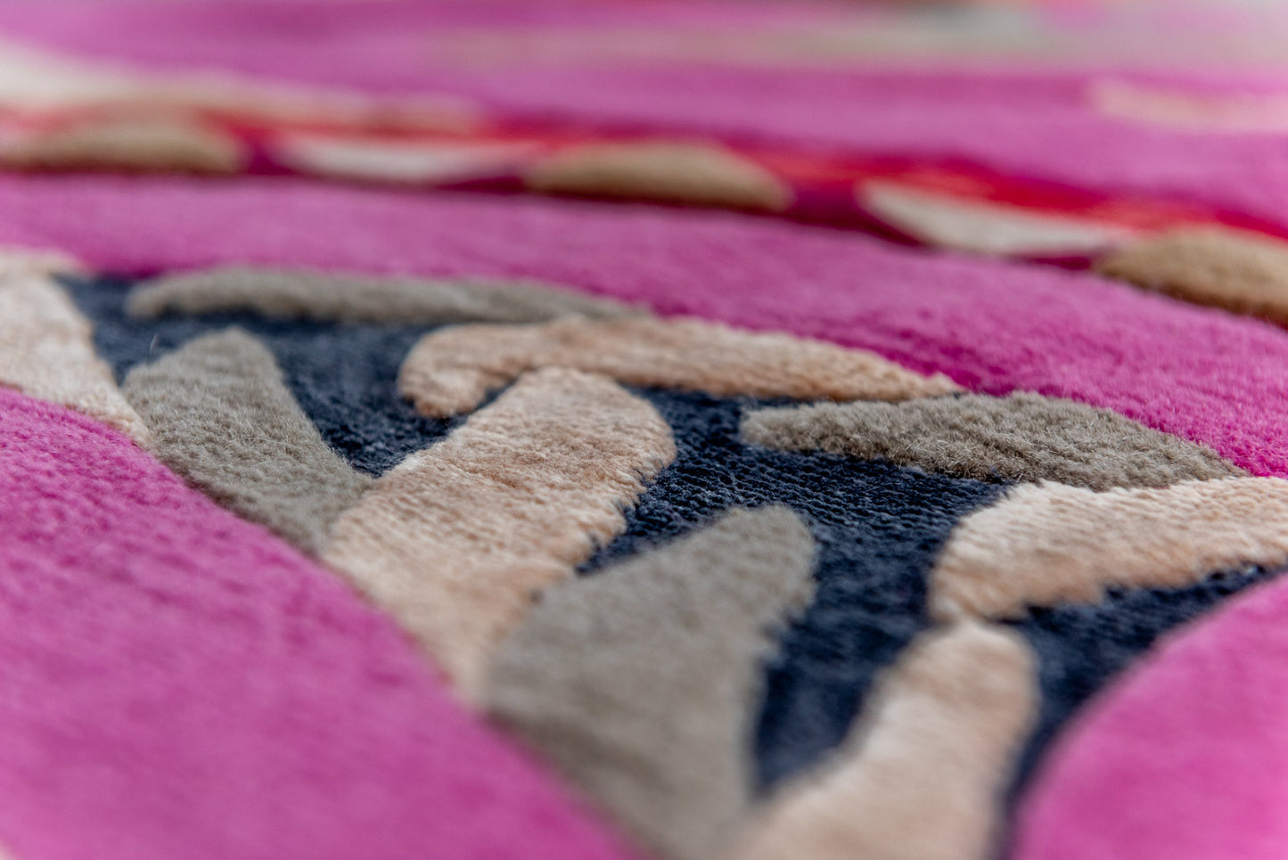 HAPPY FISH - Unique carpet - Unique Designer Rug 260 cm - commissioned work - knotting time approx. 270 days