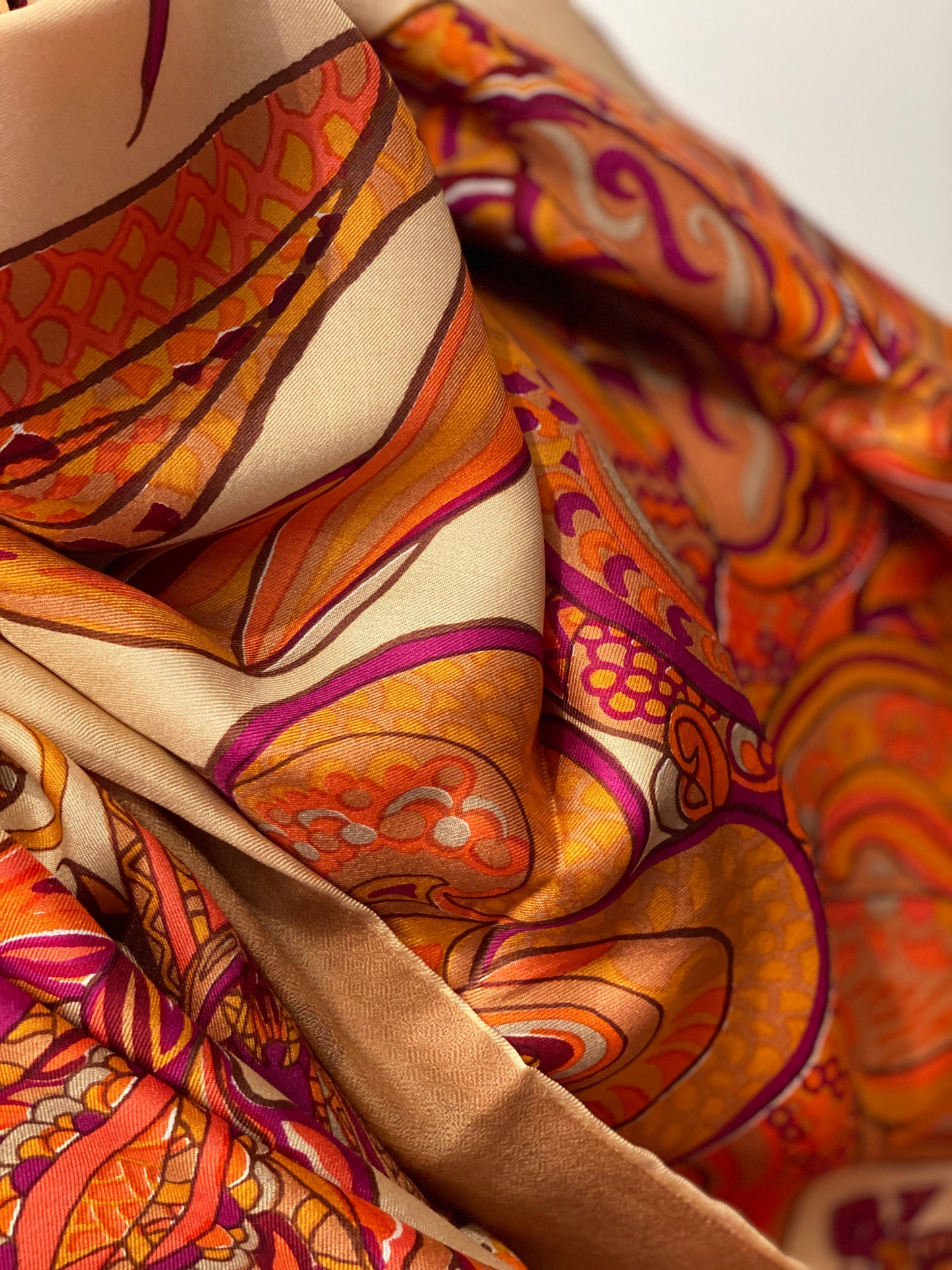 “BONDED IN GARDEN EDEN “ - LIMITED EDITION #3 von 5 Stück -  Kaschmir & Seide, Doubleface