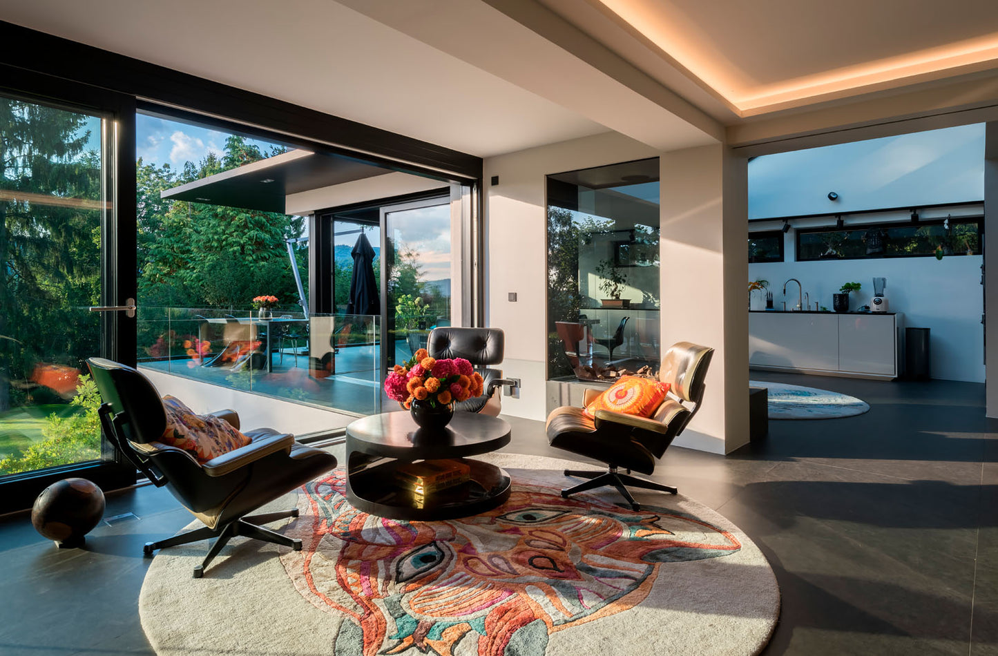 COUGAR - Unique Designer Rug 260 cm - carpet hand-knotted knotting time about 270 days