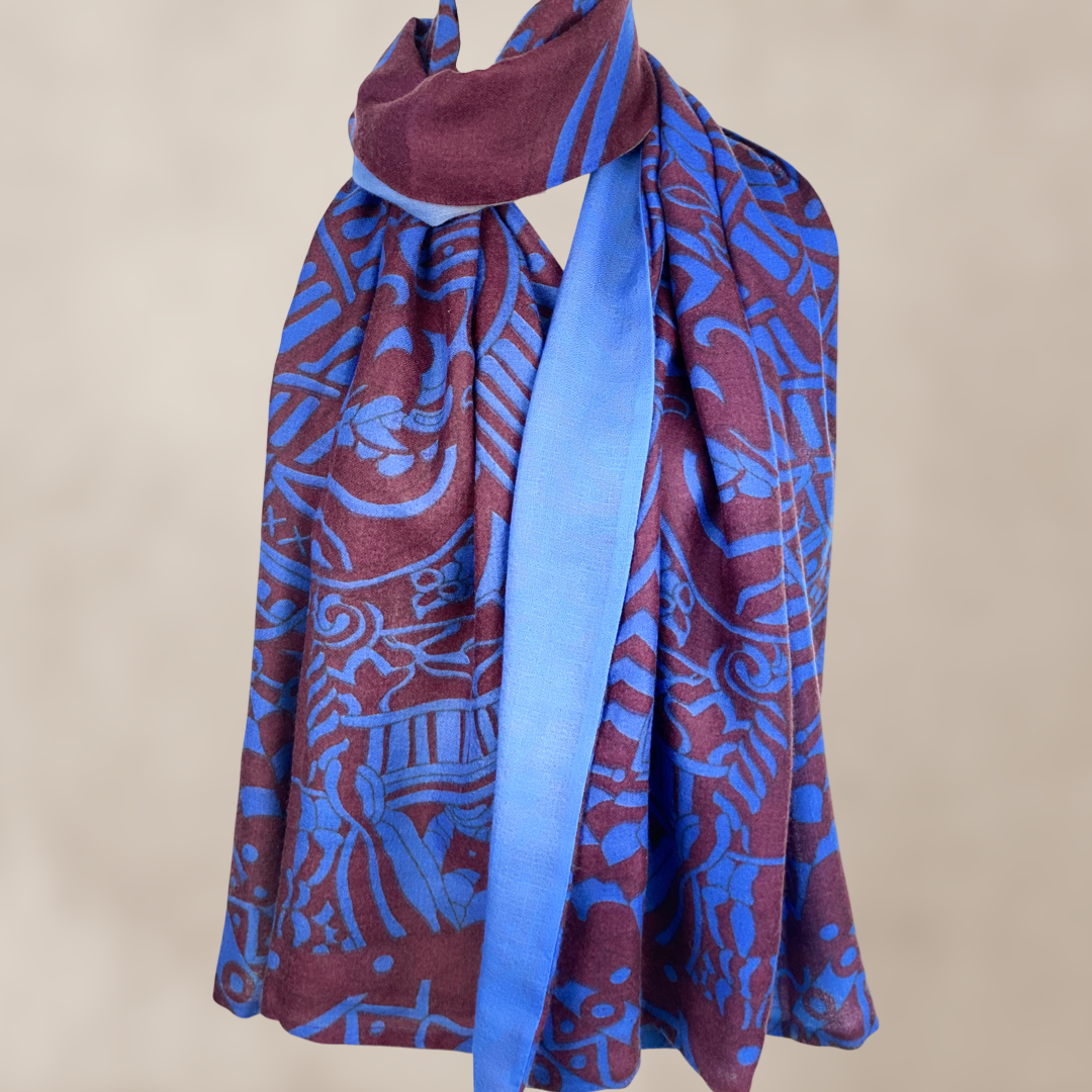 LAST SAMURAI Kaschmir Schal doubleface 200x100, limited edition # 4