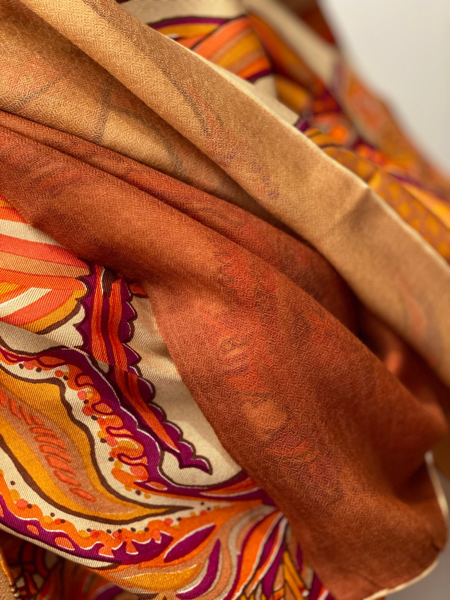 “BONDED IN GARDEN EDEN “ - LIMITED EDITION #3 von 5 Stück -  Kaschmir & Seide, Doubleface