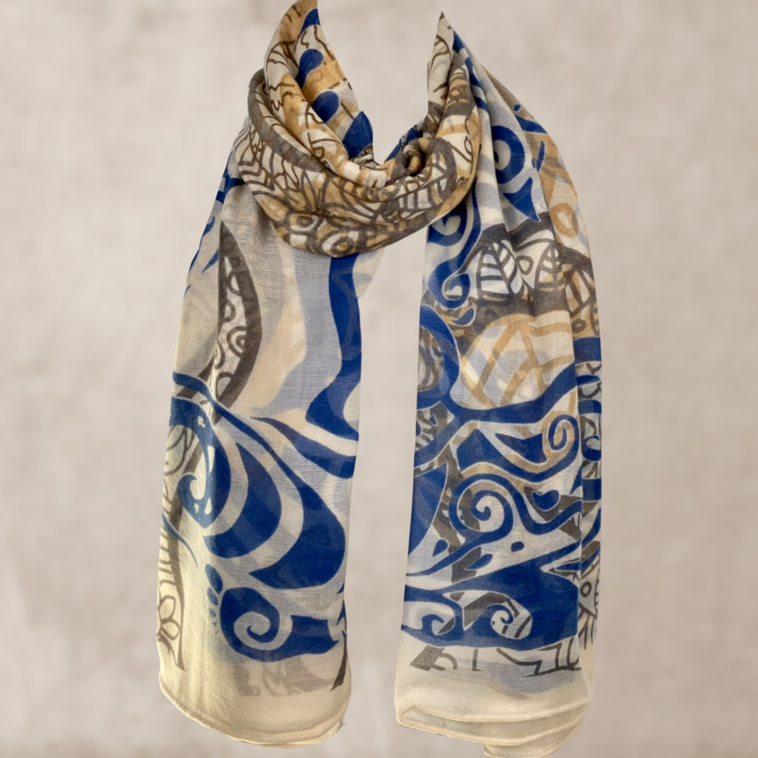 Schal YOGA LOVE, 100% Kaschmir, 100 x 200 cm, limitiert 5