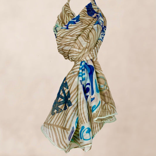 Cashmere XL scarf “JUNGLE” Limited Edition