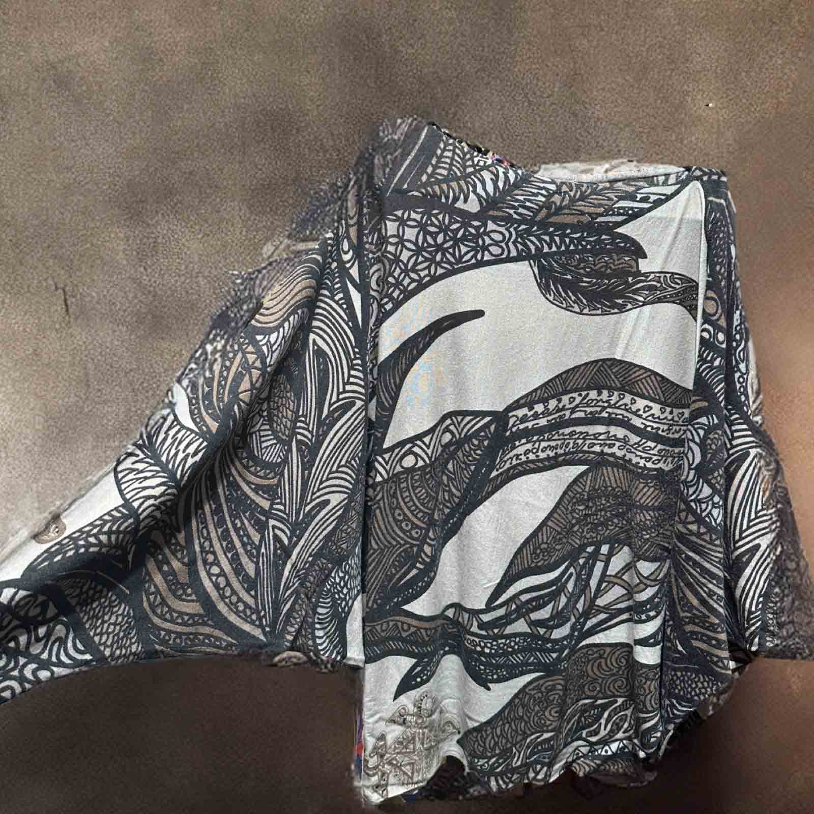 SOUL LEAVES Baby-Kaschmir Feinstrick Pullover mit Fledermaus-Ärmeln, schwarz  / taupe, limitiert # 2