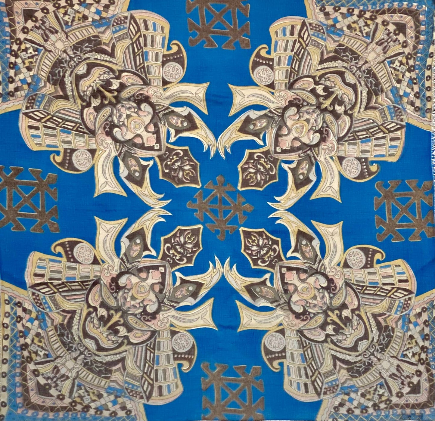 4 BLUE SAMURAI Kaschmir Tuch, Limited Edition