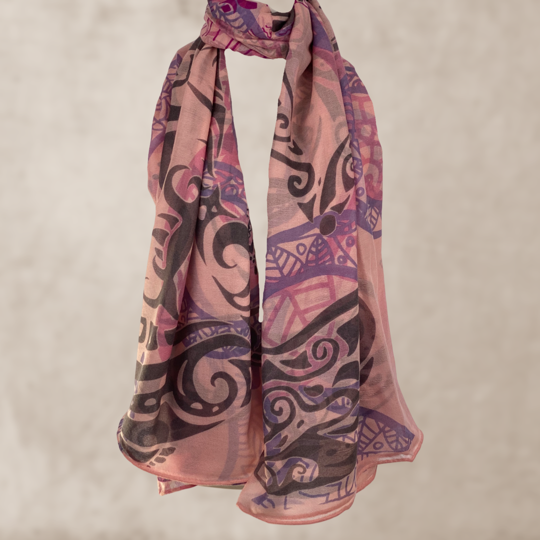 YOGA LOVE - leichter Schal aus hochwertigstem reinem Kaschmir. Limitiert!