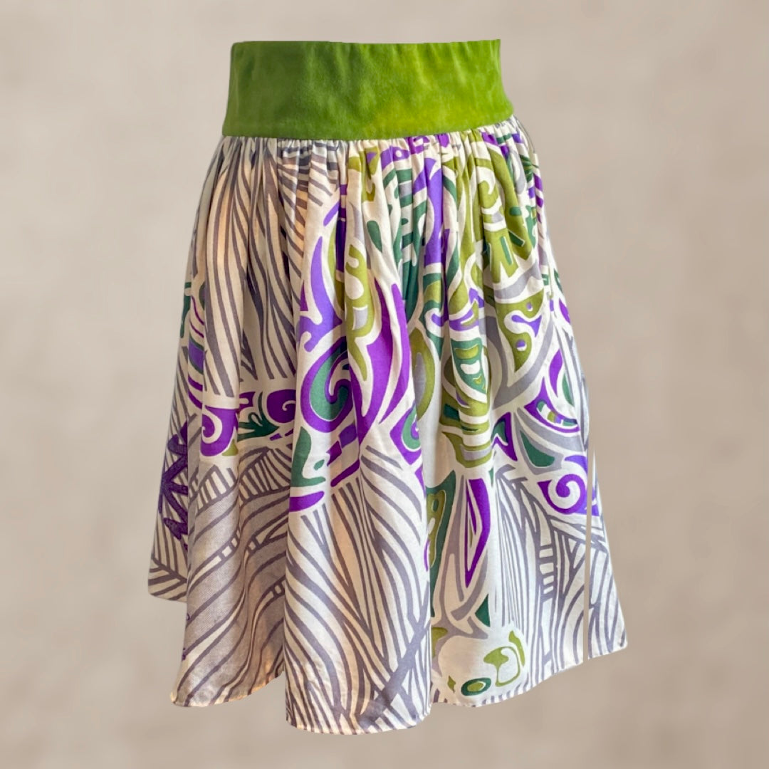 Green - JUNGLE LOVE - mini skirt