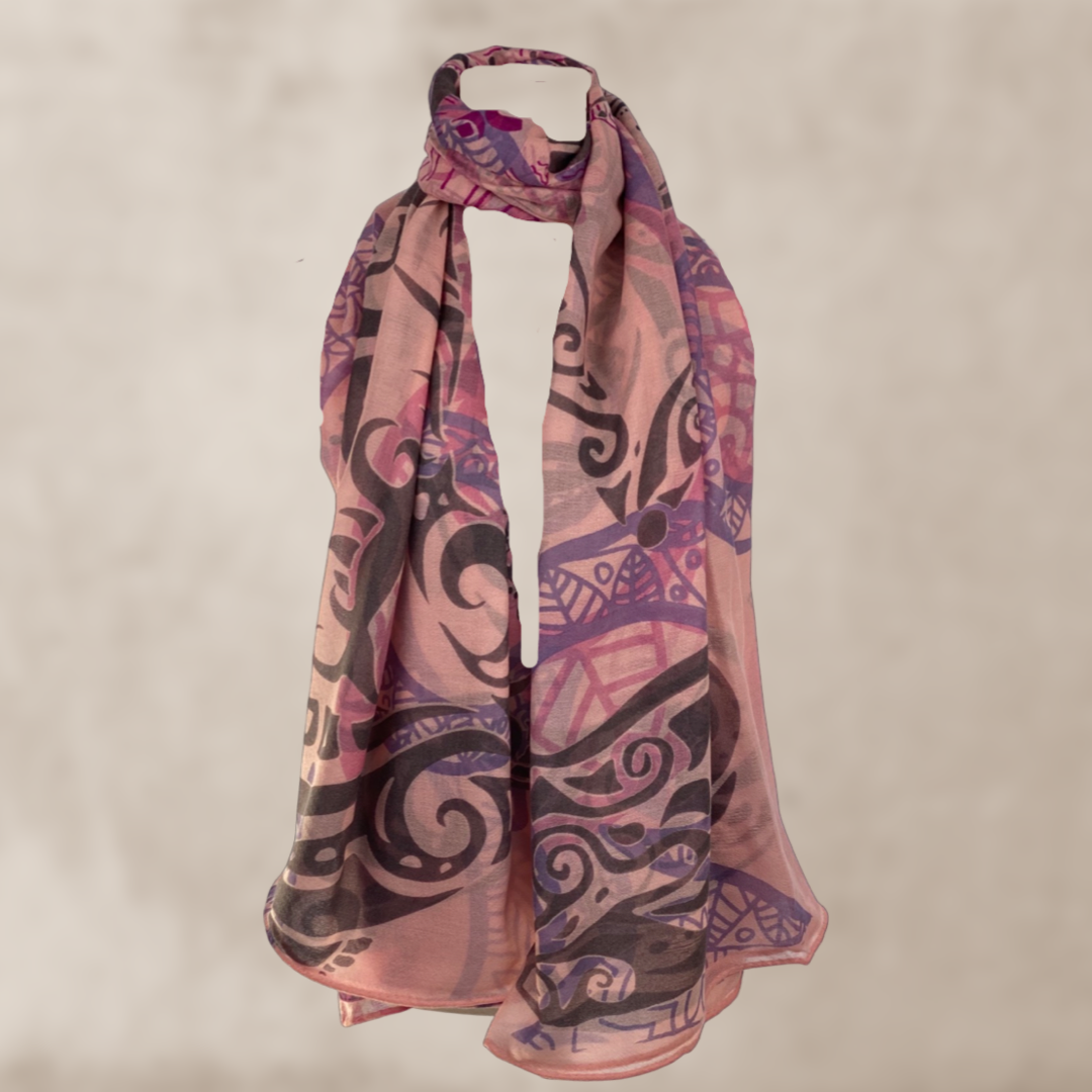 YOGA LOVE - leichter Schal aus hochwertigstem reinem Kaschmir. Limitiert!